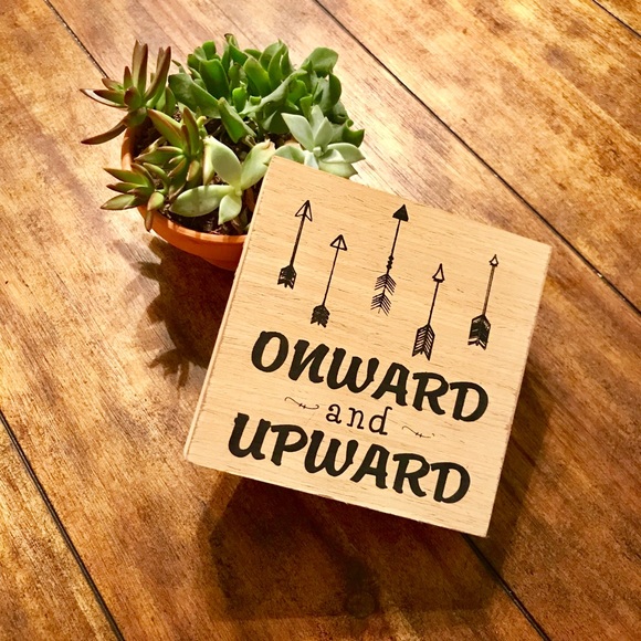 Other - Motivational Wooden Room Sign